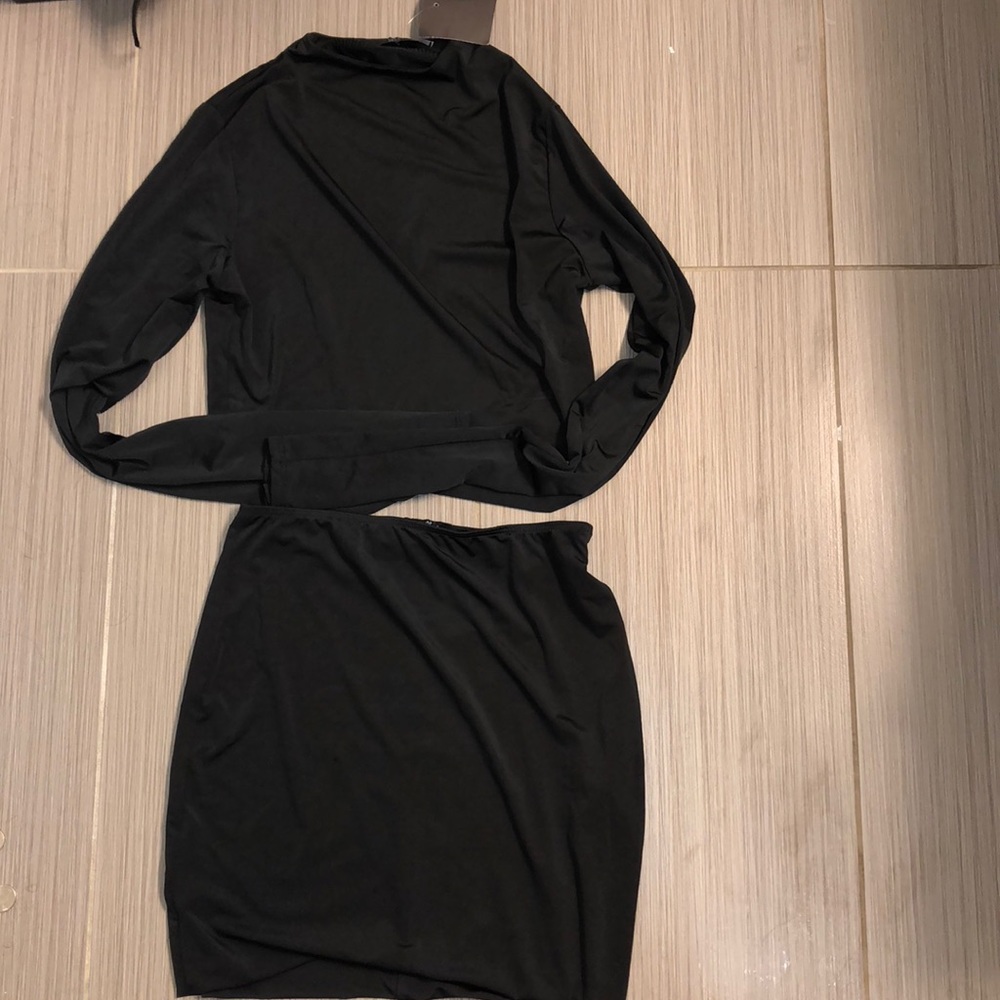 Black matching set